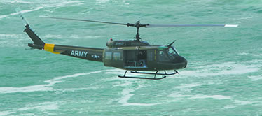Huey Helicopter Tours Cape Town on the combat flight